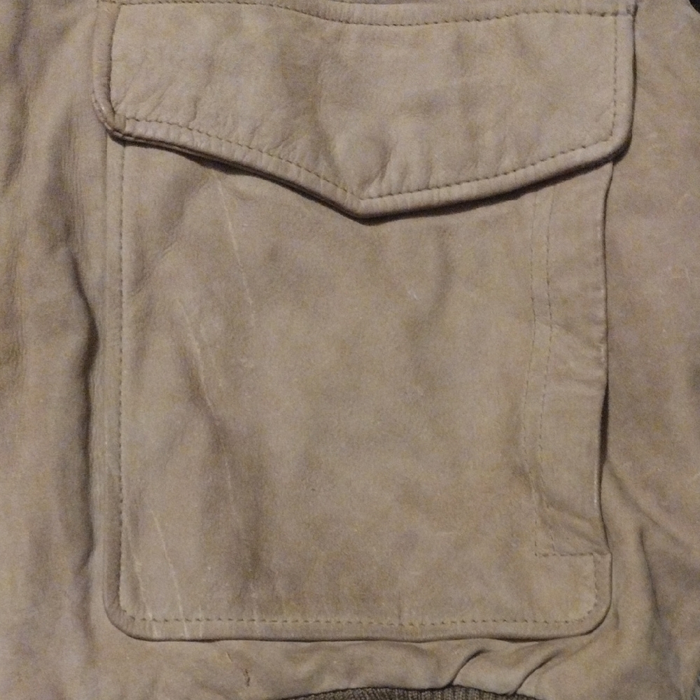 vintage U2 Wear Me Out leather bomber flight jacket. - Picture 7 of 16